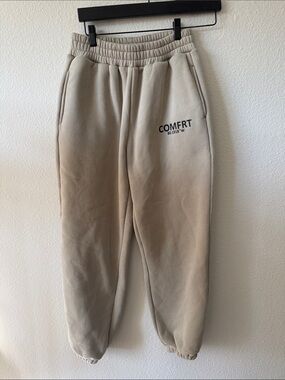 Comfrt Beige Tan Sweats Size S
